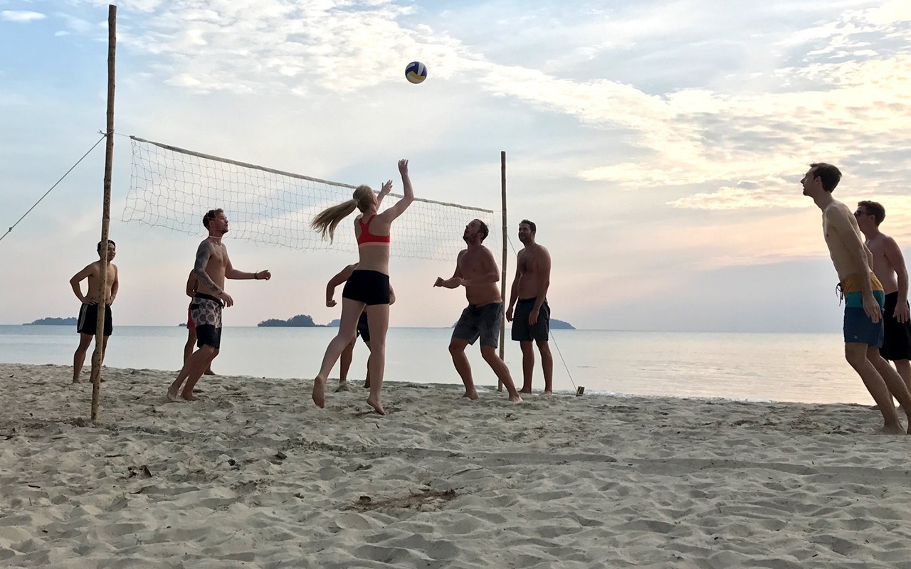Sunset Beach Volleyball